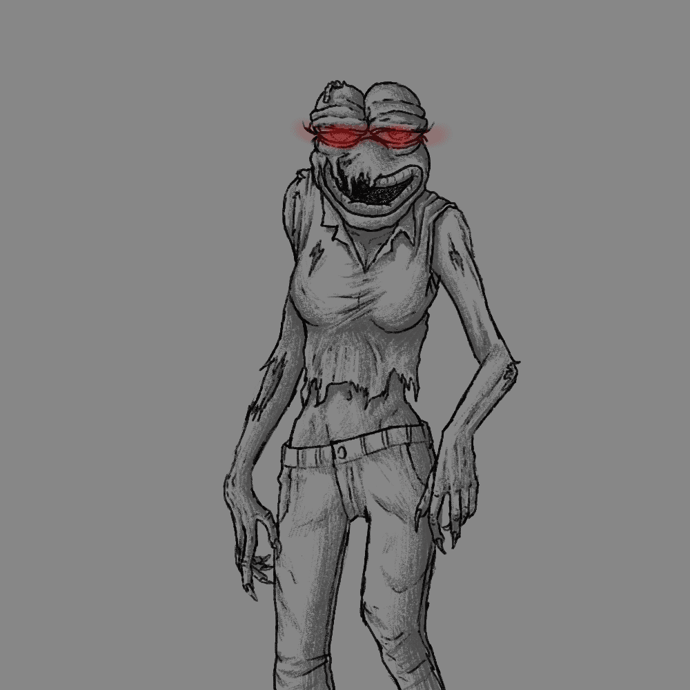#27 ZOMBIE PEPE - Artwork