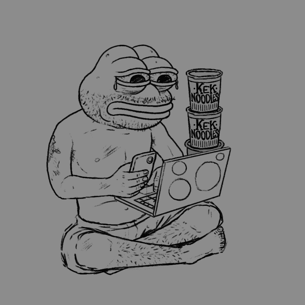 #29 BROKE PEPE - Artwork