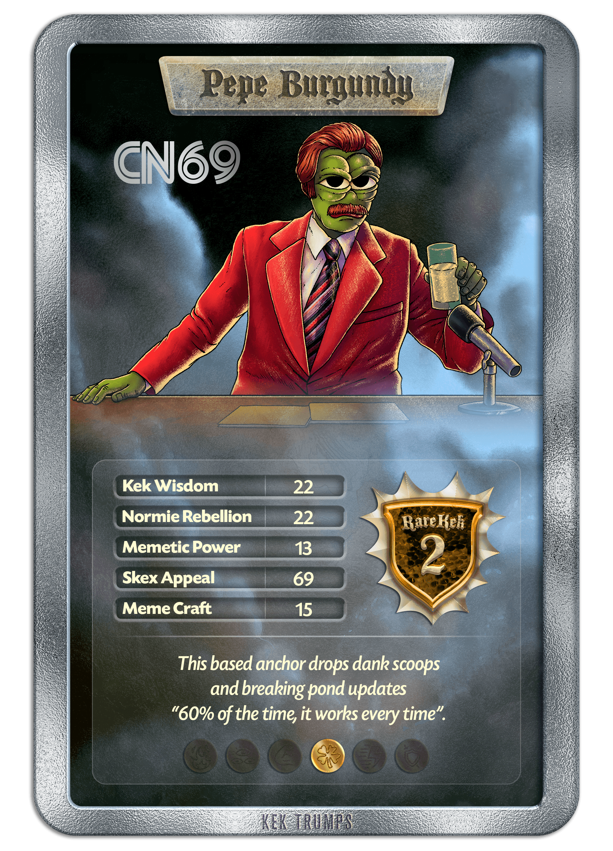 #2 PEPE BURGUNDY - ICE