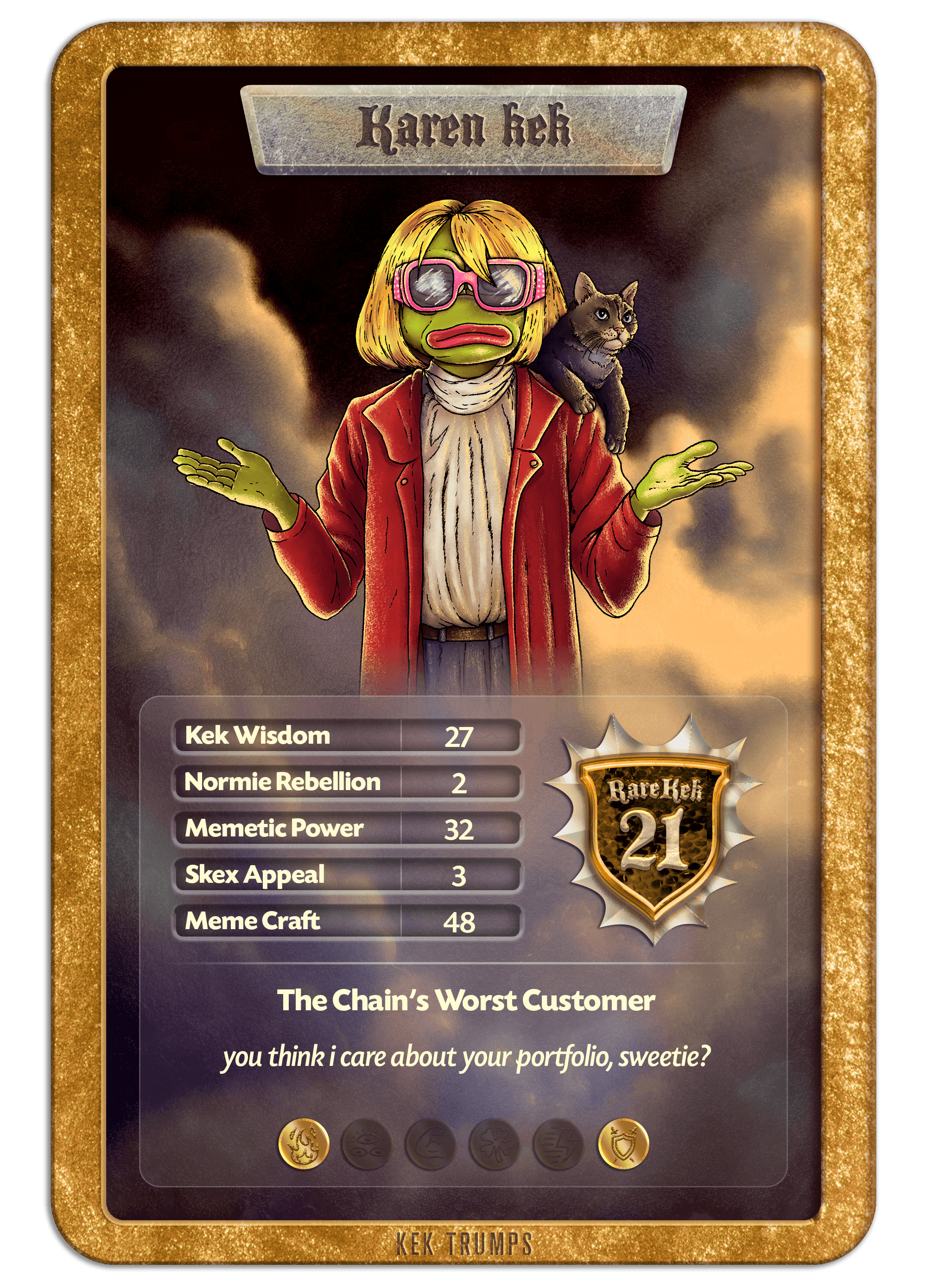 #21 KAREN KEK - Gold Standard