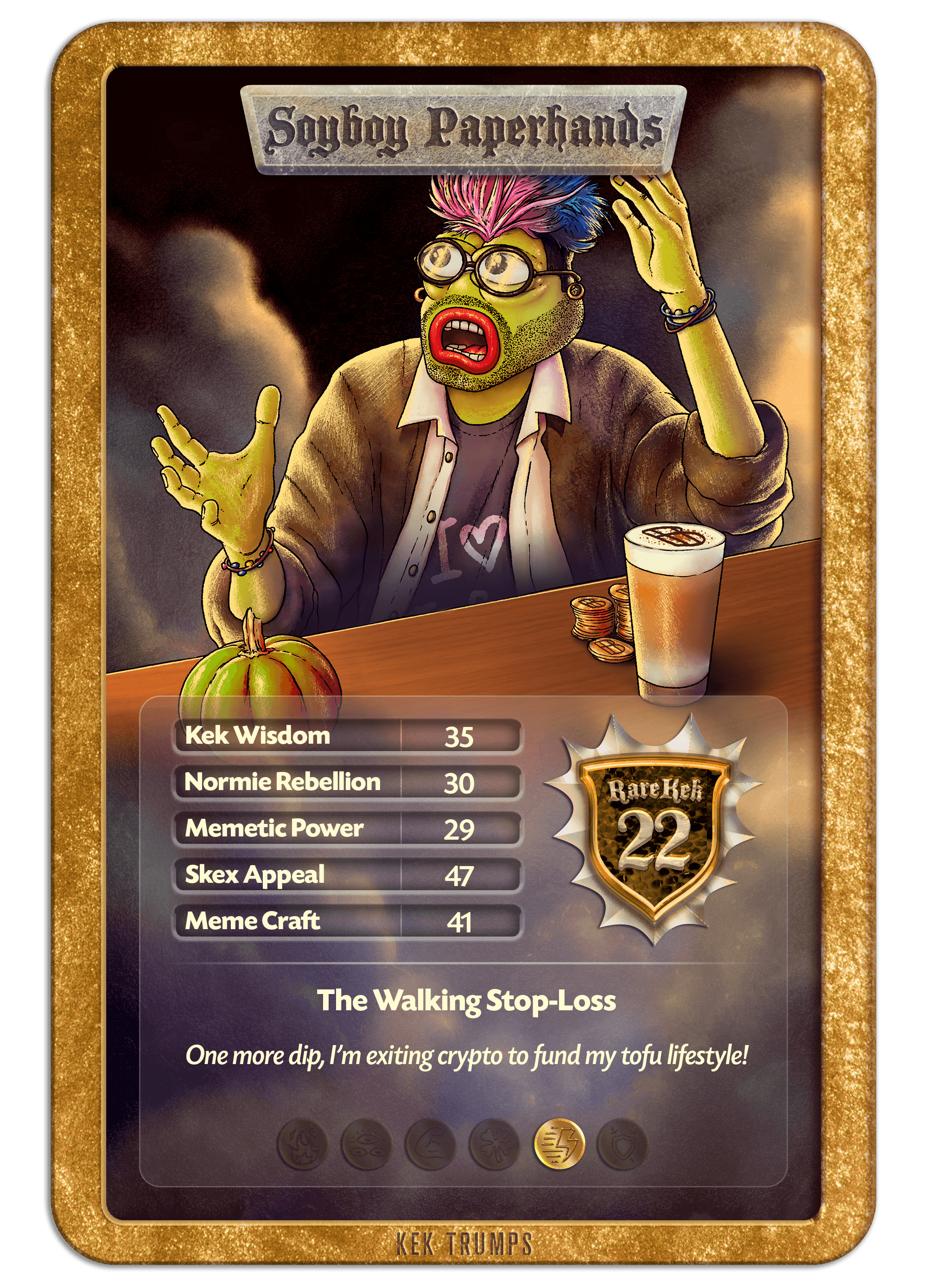 #22 SOYBOY PAPERHANDS - Gold Standard