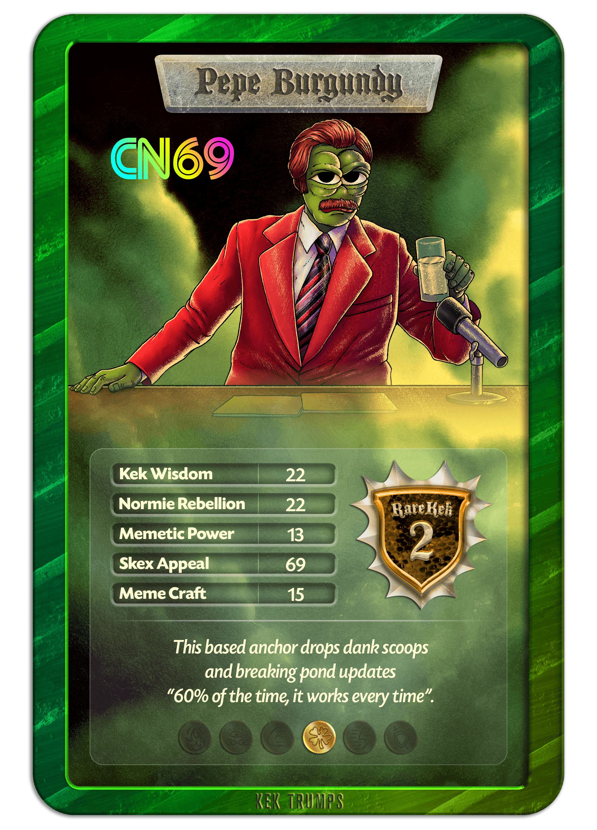 #2 PEPE BURGUNDY - Top Shelf