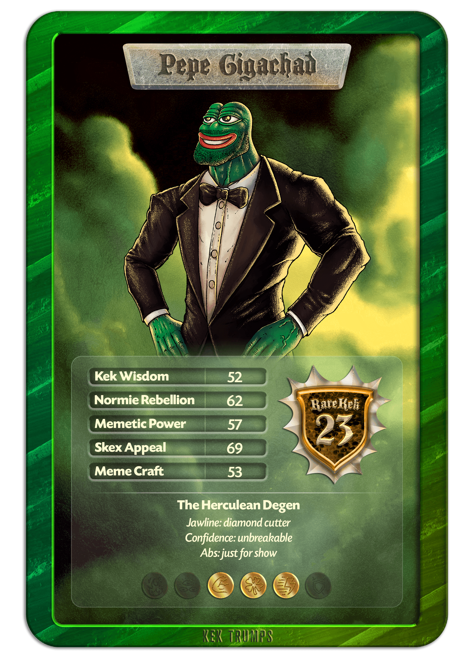 #23 PEPE GIGACHAD - Top Shelf