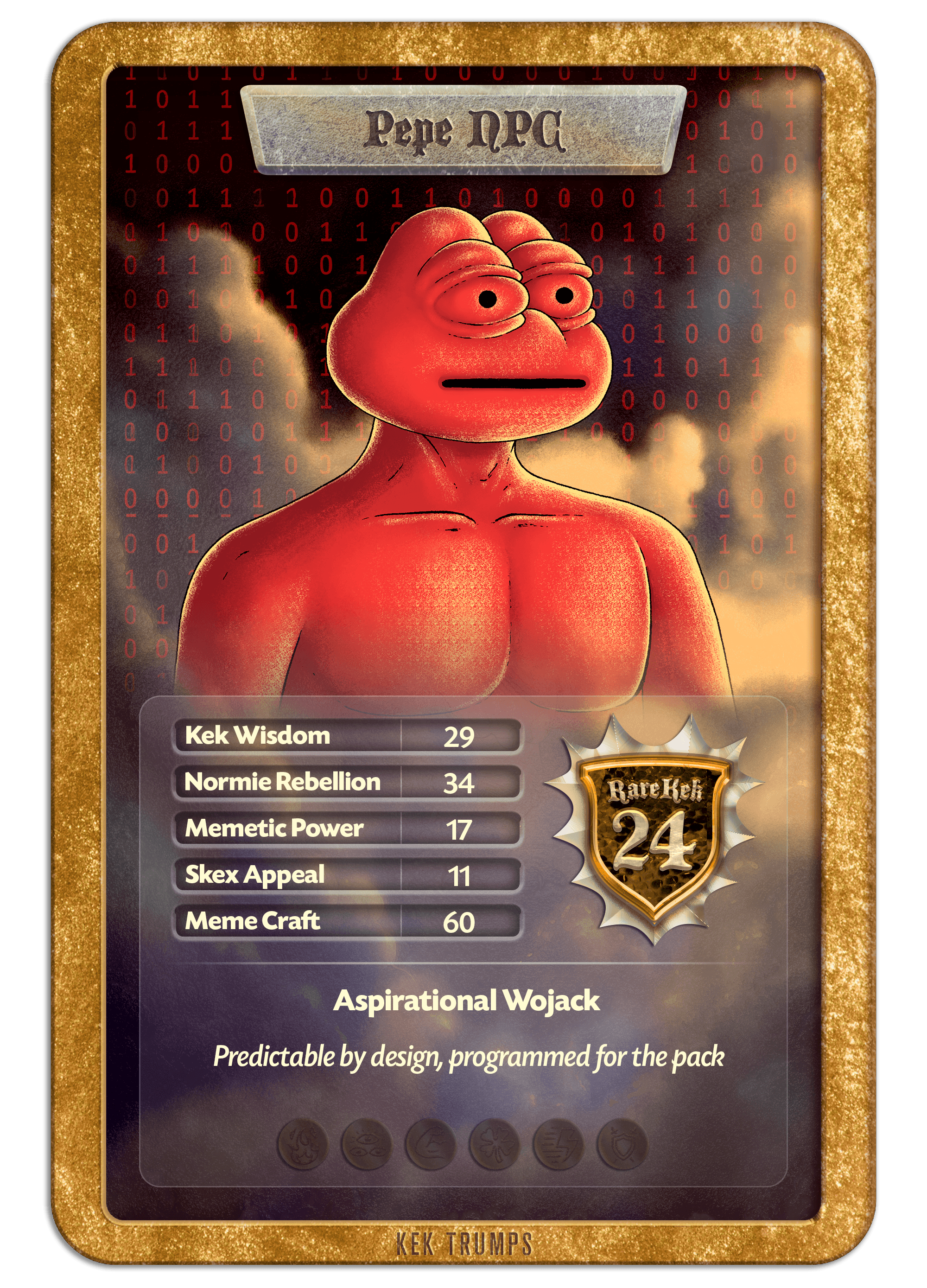 #24 PEPE NPC - Gold Standard