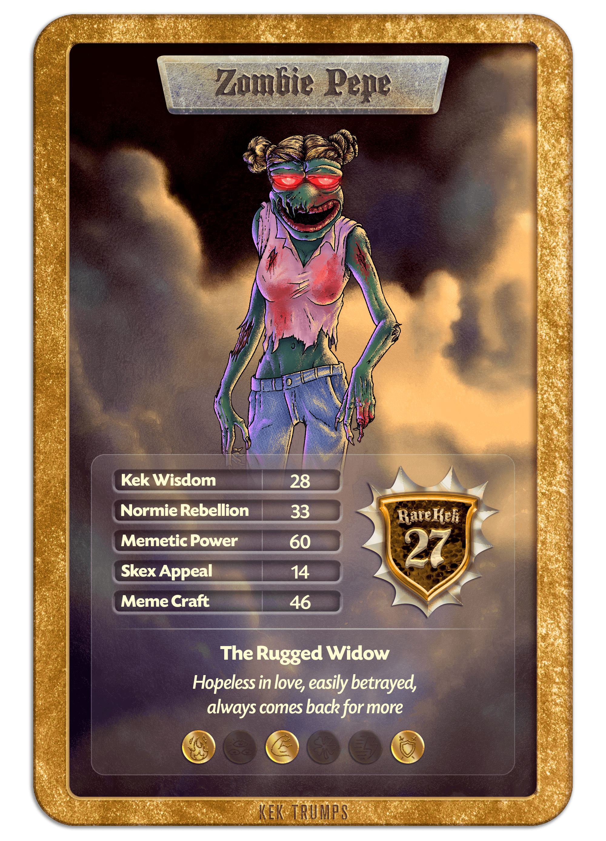 #27 ZOMBIE PEPE - Gold Standard