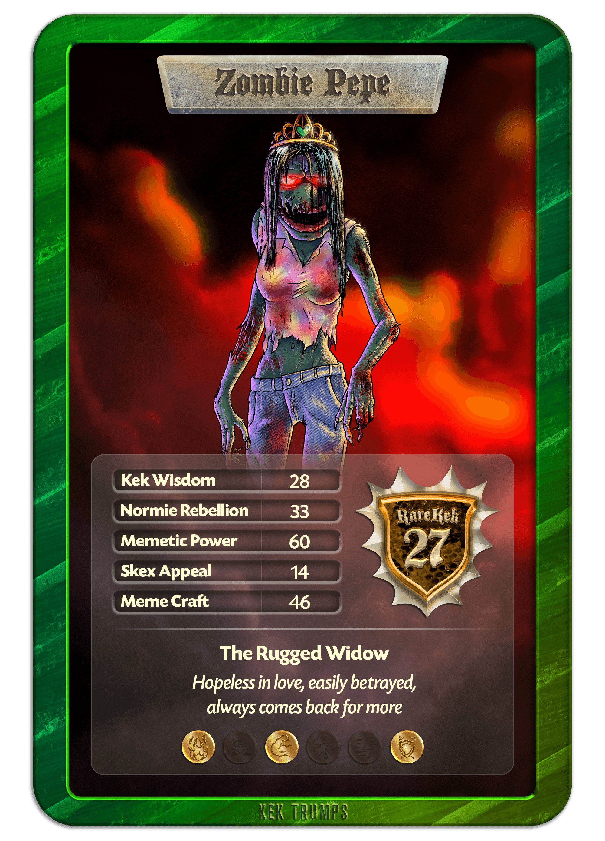 #27 ZOMBIE PEPE - Top Shelf