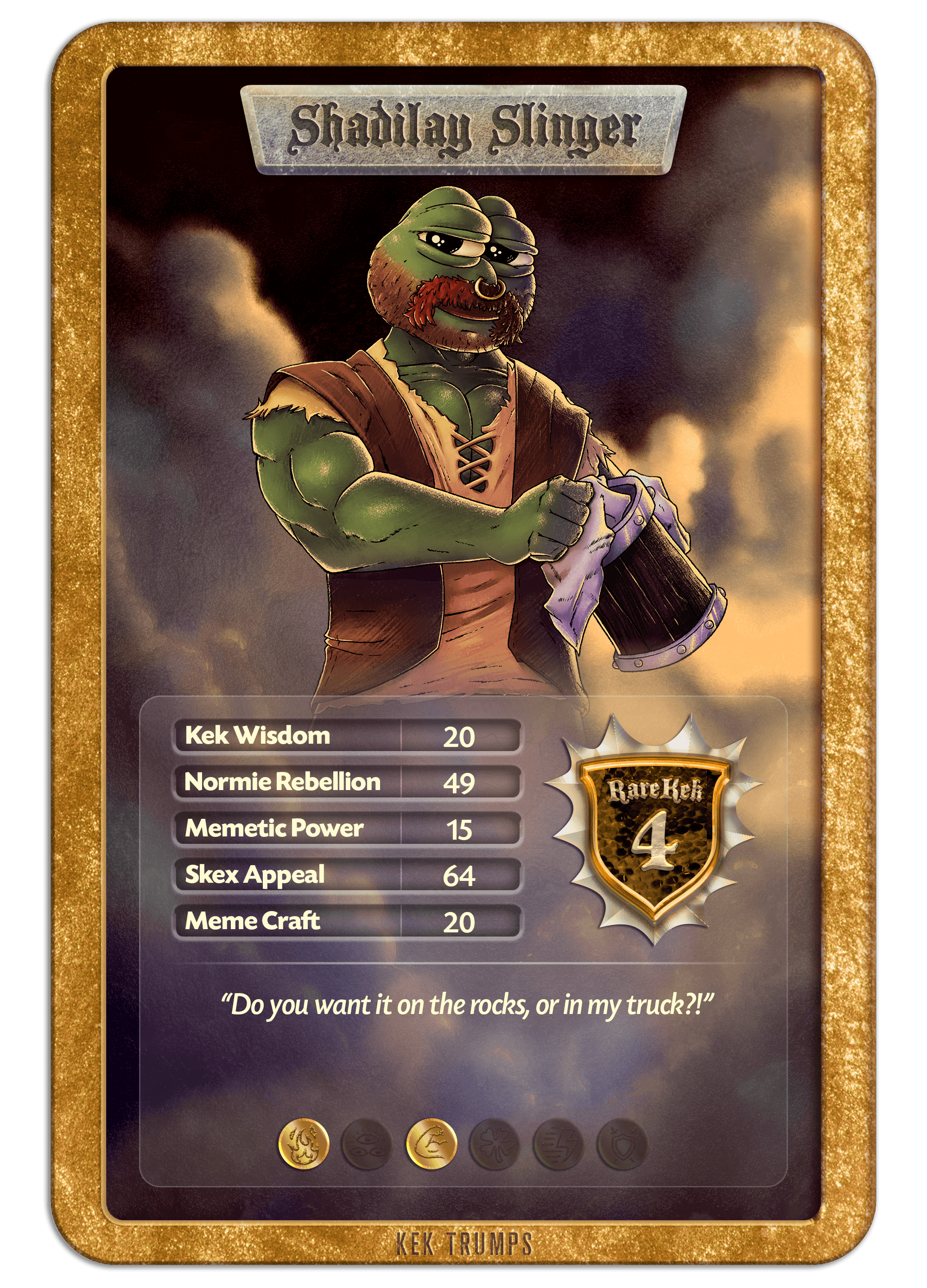 #4 SHADILAY SLINGER - Gold Standard